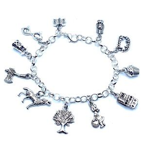 Little Red Riding Hood Charm Bracelet Storybook Fairytale Charms